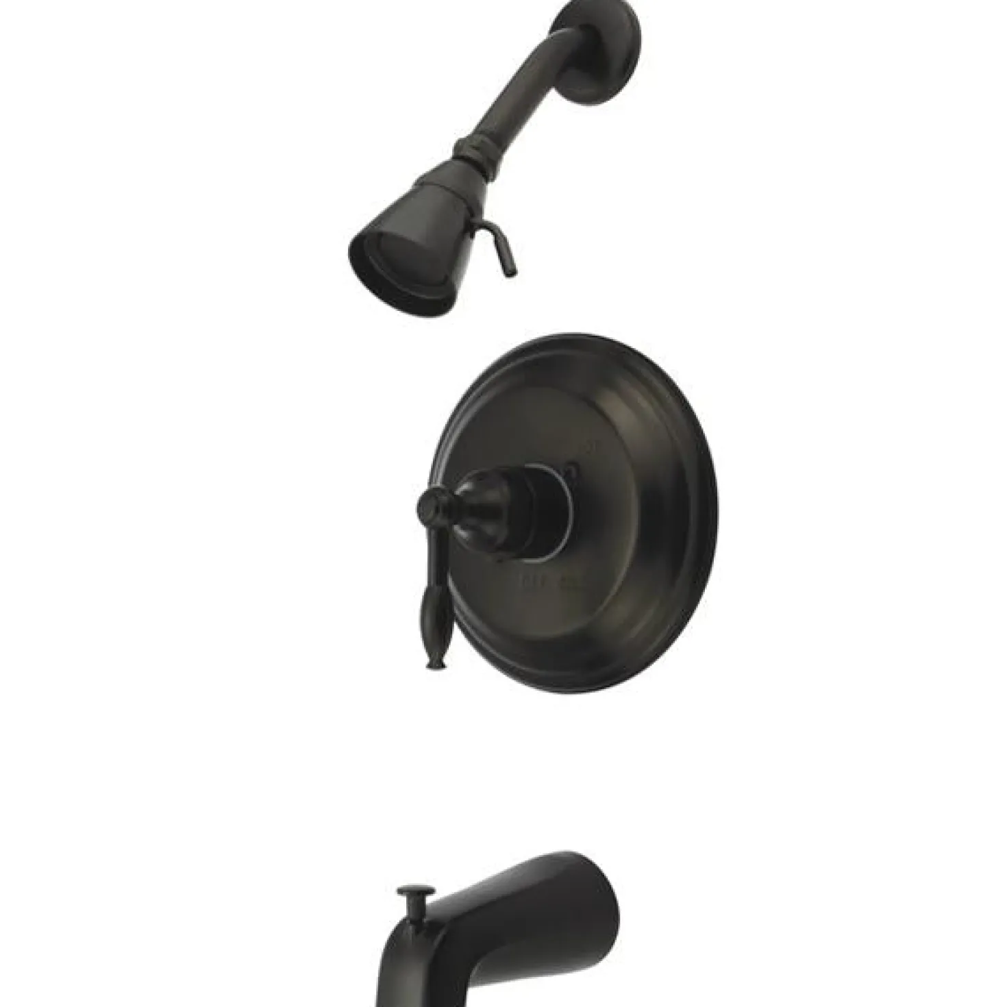 Kingston Brass Water Saving Knight Tub and Shower Faucet with Lever Handles