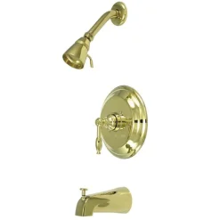 Kingston Brass Water Saving Knight Tub and Shower Faucet with Lever Handles