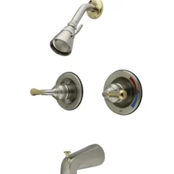 Kingston Brass Water Saving Magellan Tub and Shower Faucet with Pressure Balanced Valve