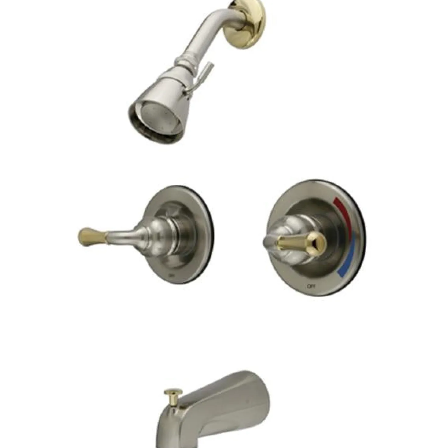 Kingston Brass Water Saving Magellan Tub and Shower Faucet with Pressure Balanced Valve