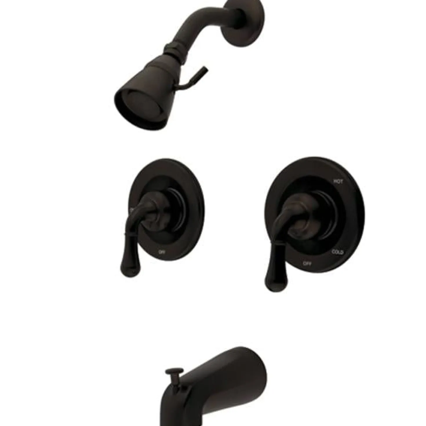 Kingston Brass Water Saving Magellan Tub and Shower Faucet with Pressure Balanced Valve