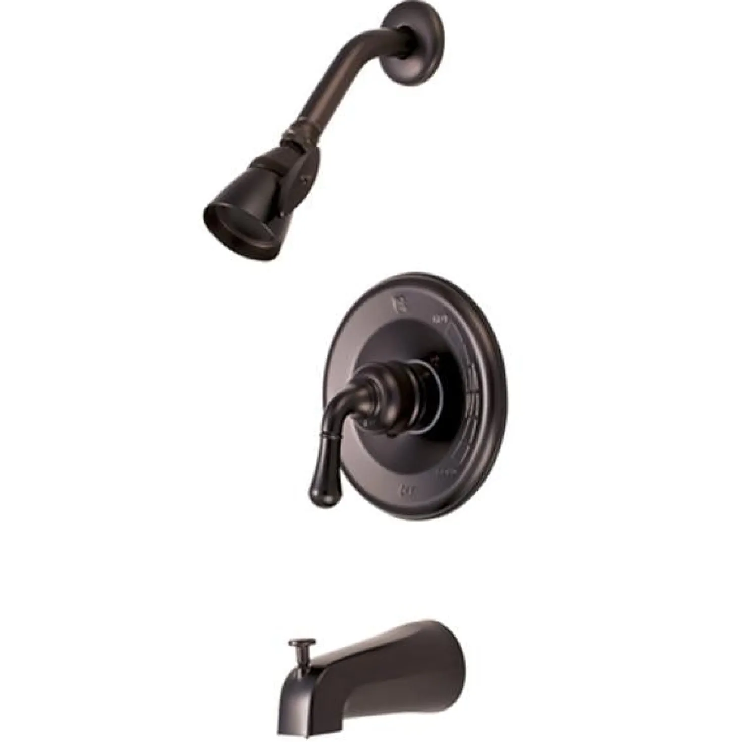 Kingston Brass Water Saving Magellan Tub and Shower Faucet with Water Savings Showerhead