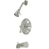 Kingston Brass Water Saving Metropolitan Tub and Shower Faucet with Lever Handle