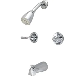 Kingston Brass Water Saving Magellan 2-Handle Tub and Shower Faucet with Water Savings Showerhead