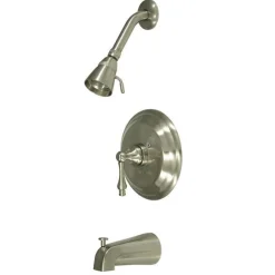 Kingston Brass Water Saving Restoration Tub and Shower Faucet with Lever Handles