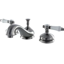 Kingston Brass 8" Widespread Deck Mount Bathroom Faucet
