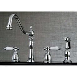Kingston Brass Widespread Kitchen Faucet