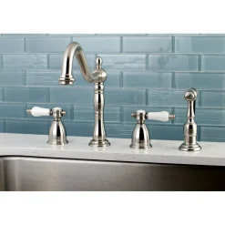 Kingston Brass Widespread Kitchen Faucet