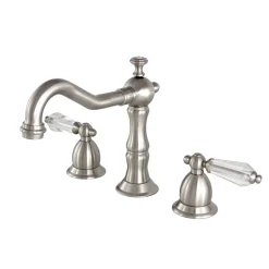 Kingston Brass Widespread Lavatory Faucet with Brass Pop-up