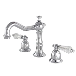 Kingston Brass Widespread Lavatory Faucet with Brass Pop-up