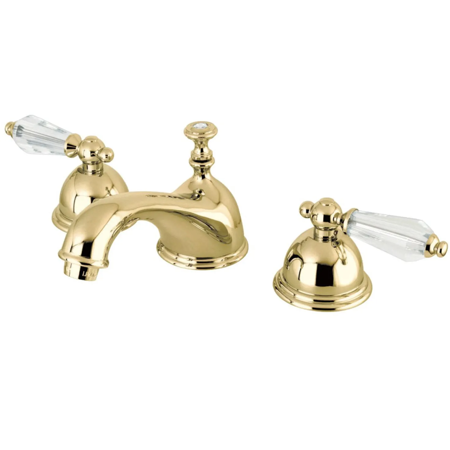 Kingston Brass Wilshire Aqua Eden 8" Widespread Bathroom Faucet