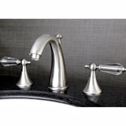 Kingston Brass Wilshire Aqua Eden 8-Inch Widespread Bathroom Faucet