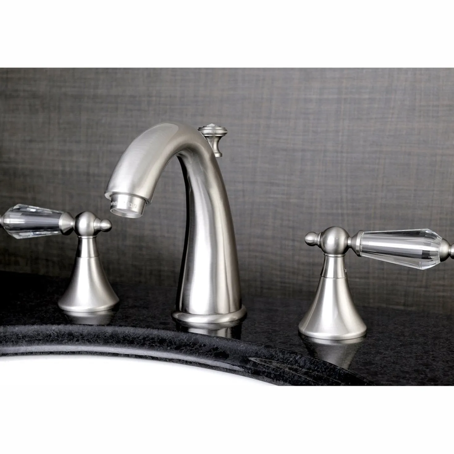 Kingston Brass Wilshire Aqua Eden 8-Inch Widespread Bathroom Faucet