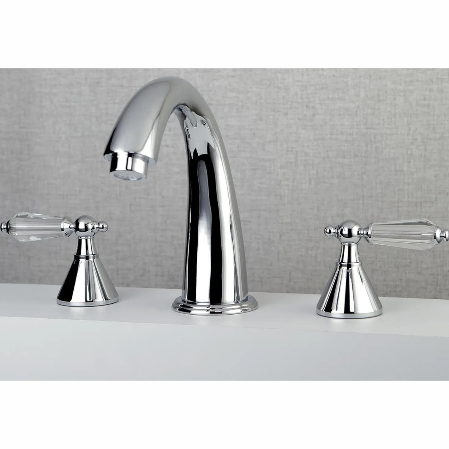 Kingston Brass Wilshire Roman 8.44" x 7.13" Tub Faucet