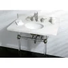 Kingston Brass Wilshire 8" to 16" Widespread Lavatory Faucet with Brass Pop-up