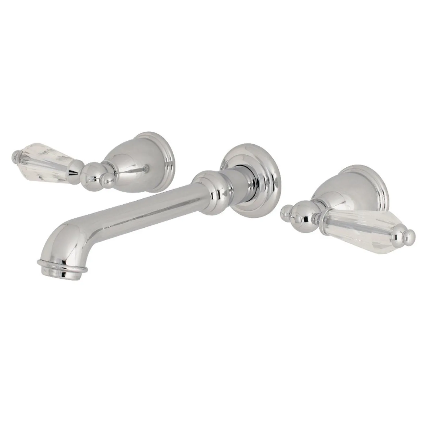 Kingston Brass Wilshire Two-Handle Wall Mount Bathroom Faucet