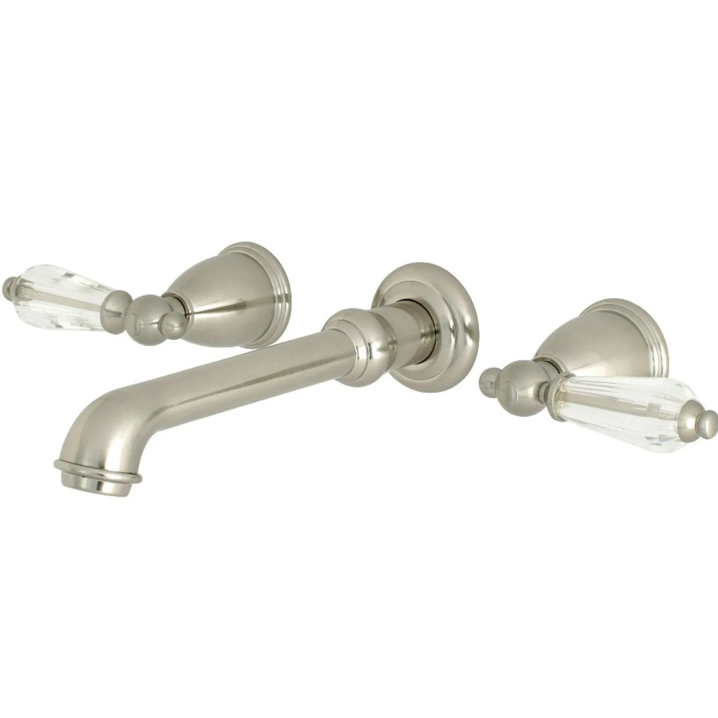 Kingston Brass Wilshire Two-Handle Wall Mount Bathroom Faucet