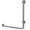 Kingston Brass 24" x 24" L-Shaped ADA Grab Bar in Polished Stainless