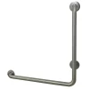 Kingston Brass 24" x 24" L-Shaped ADA Grab Bar in Brushed Nickel