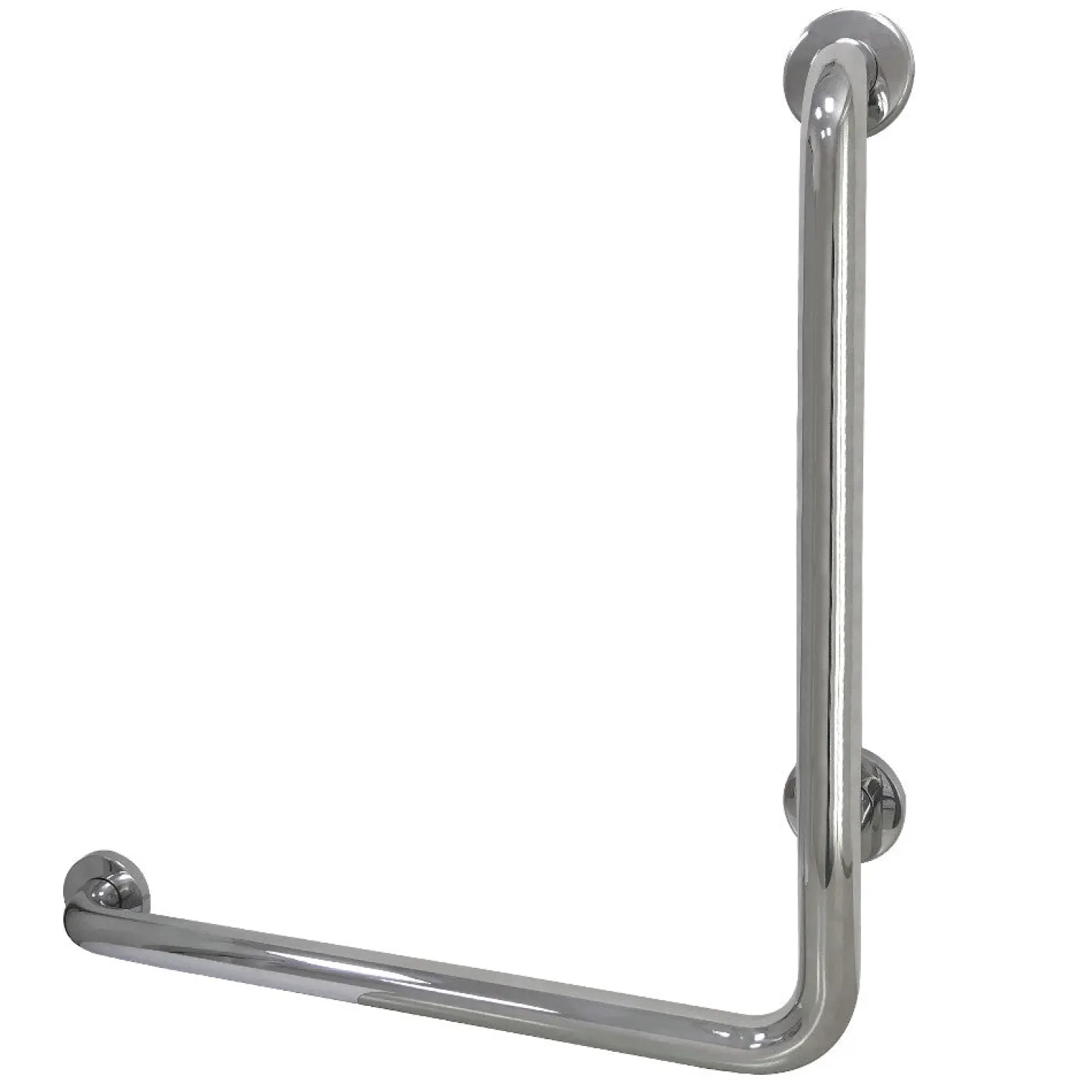 Kingston Brass 24" x 24" L-Shaped Stainless Steel ADA Grab