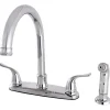 Kingston Brass Yosemite 8-Inch Centerset Kitchen Faucet with Side Sprayer