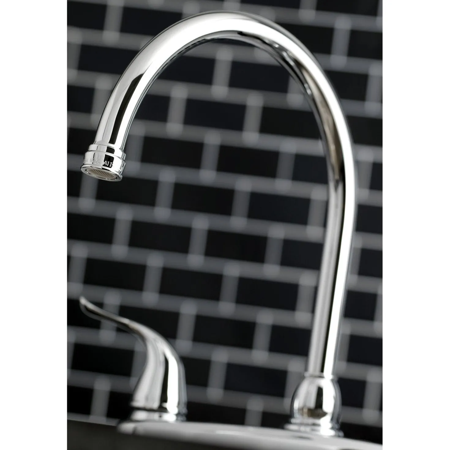 Kingston Brass Yosemite 8-Inch Centerset Kitchen Faucet with Sprayer