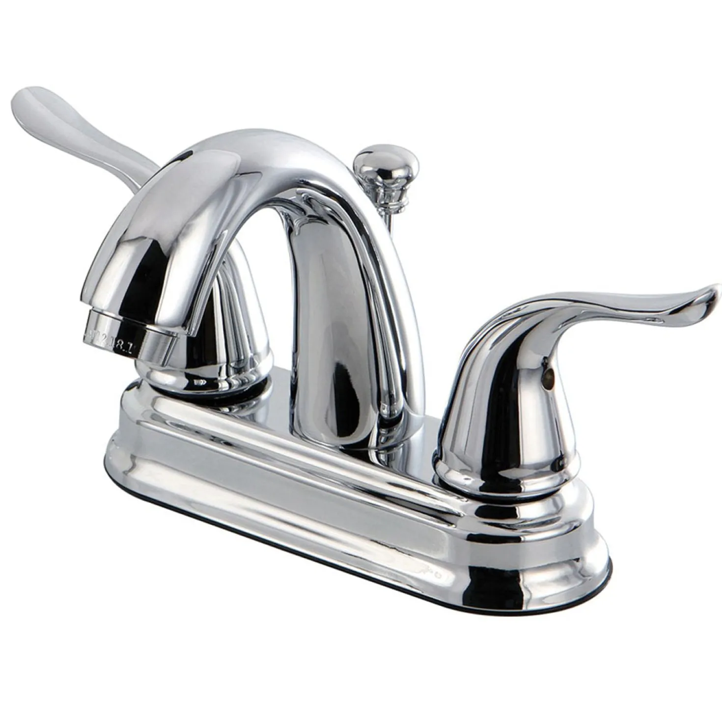 Kingston Brass Yosemite 4-Inch Centerset Two Handle Lavatory Faucet