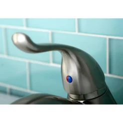 Kingston Brass Yosemite KB5548YL 4-inch Centerset Single Handle Lavatory Faucet in Satin Nickel