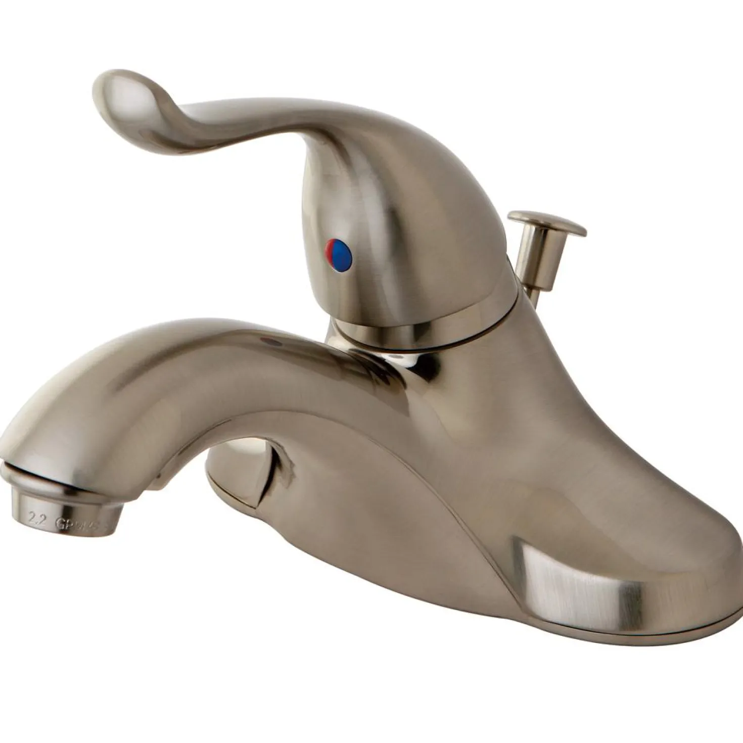 Kingston Brass Yosemite KB5548YL 4-inch Centerset Single Handle Lavatory Faucet in Satin Nickel