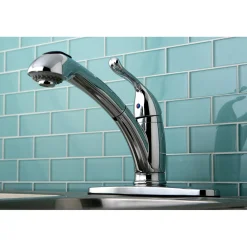 Kingston Brass Yosemite Single-Handle Pull-Out Kitchen Faucet