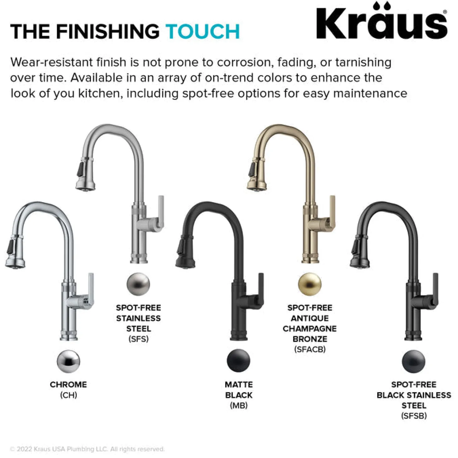 KRAUS Allyn Black Stainless Nut & Bolt Diamond Cut Kitchen Faucet