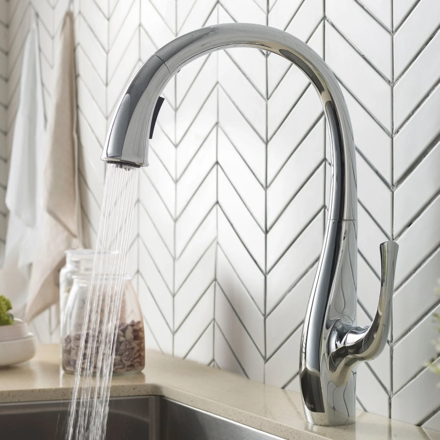 KRAUS Ansel Dual Function Pull-Down Kitchen Faucet in Chrome - Discontinued