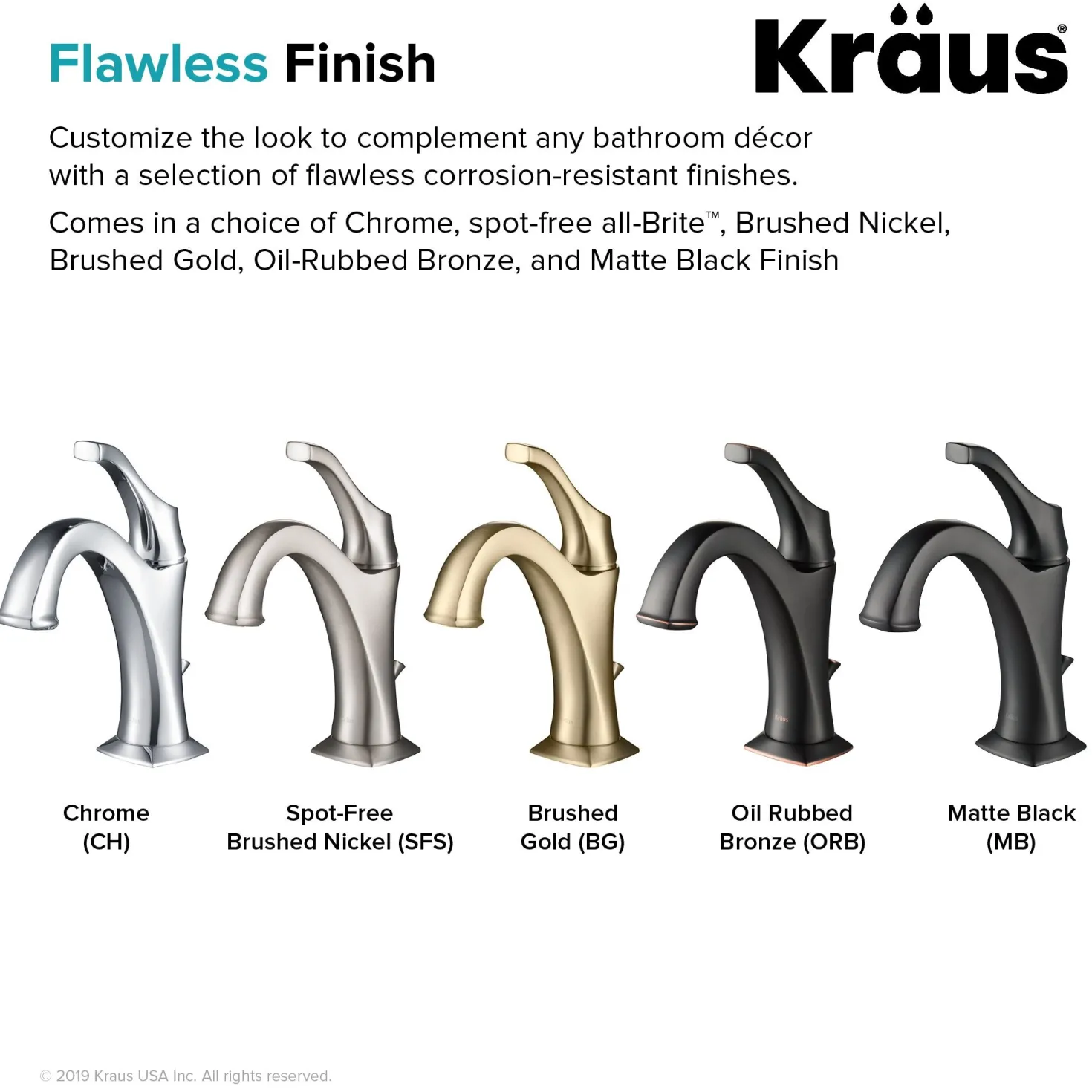 KRAUS Arlo Single Handle Bathroom Faucet with Lift Rod Drain and Deck Plate in Brushed Gold