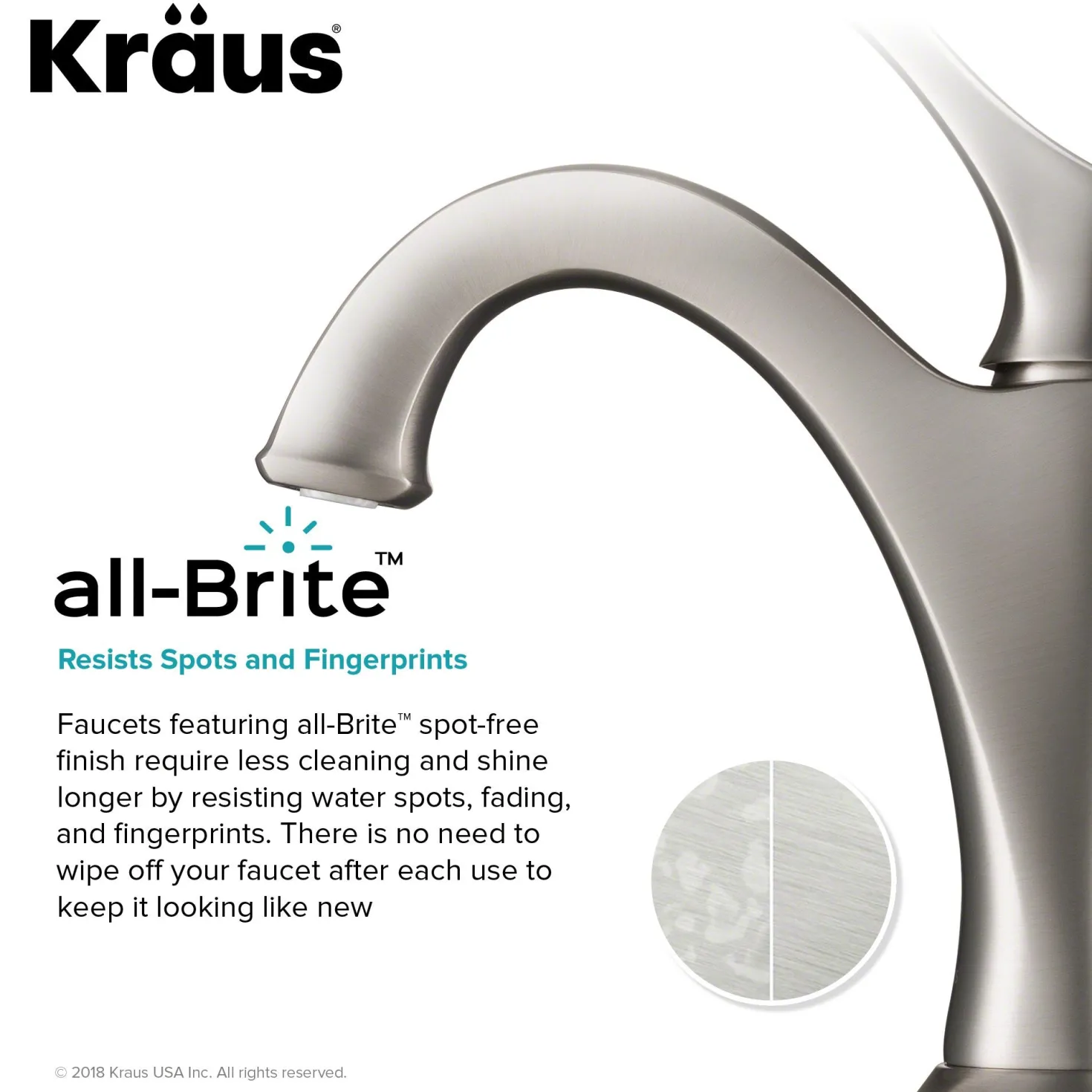 KRAUS Arlo Single Handle Bathroom Faucet with Lift Rod Drain and Deck Plate in Spot Free Stainless Steel