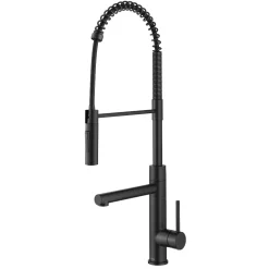 KRAUS Artec Pro Commercial Style Single Handle Kitchen Faucet with Pot Filler in Matte Black