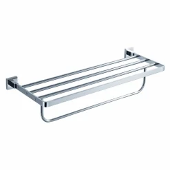 KRAUS Aura Bathroom Accessories - Bath Towel Rack with Towel Bar