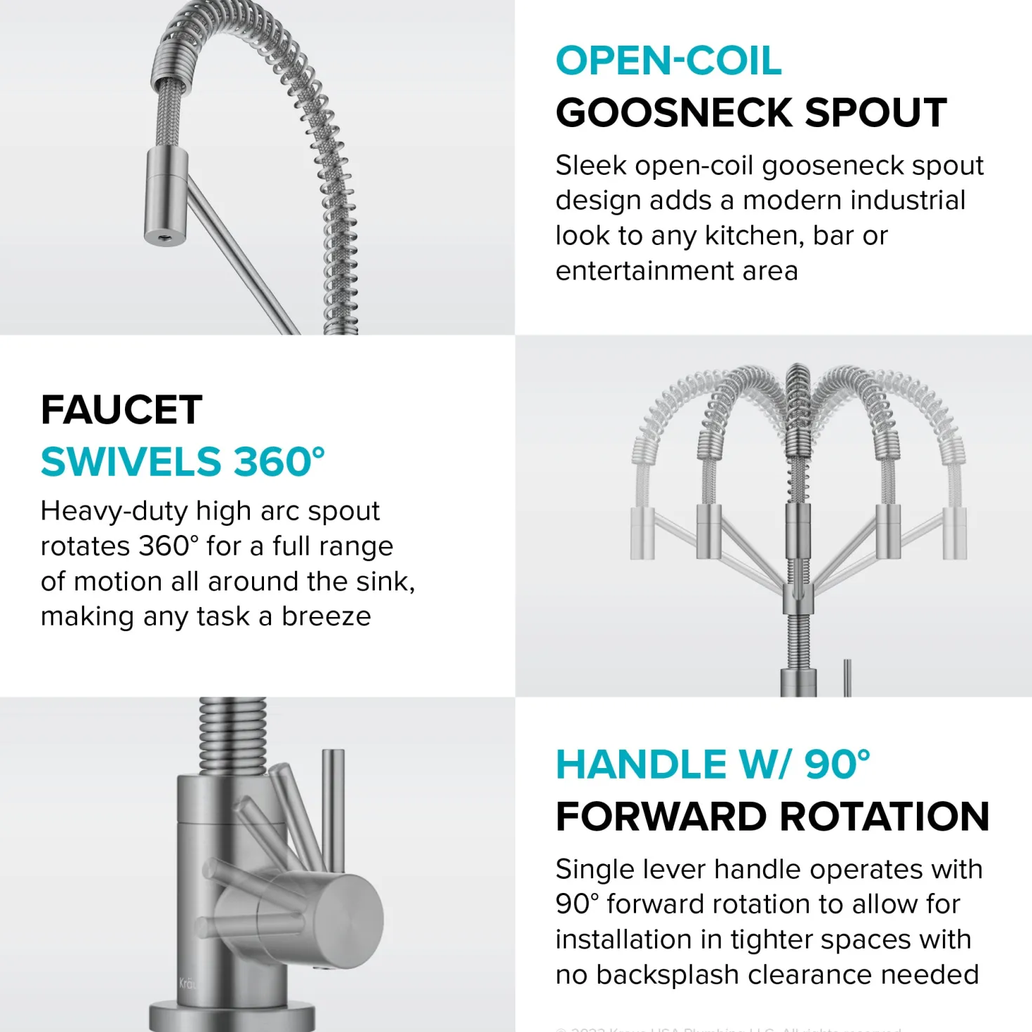 KRAUS Bolden Drinking Water Filter Faucet in Brushed Brass