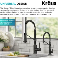 KRAUS Bolden Drinking Water Filter Faucet in Matte Black