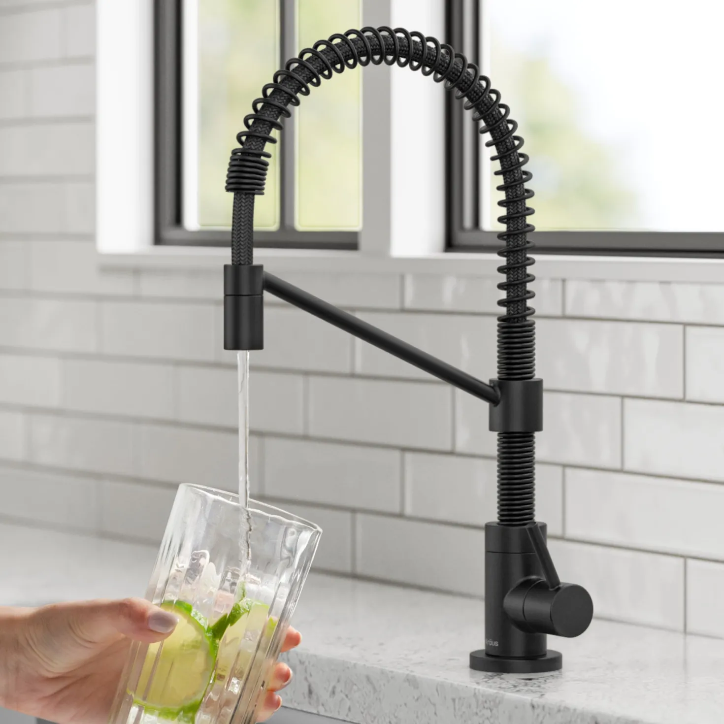 KRAUS Bolden Drinking Water Filter Faucet in Matte Black