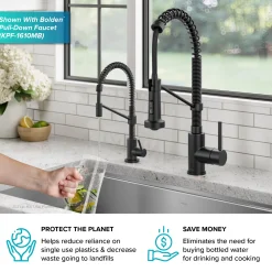 KRAUS Bolden Drinking Water Filter Faucet in Matte Black