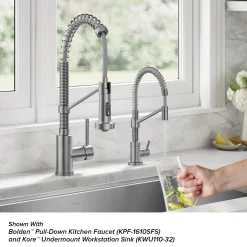 KRAUS Bolden Drinking Water Filter Faucet in Spot-Free Stainless