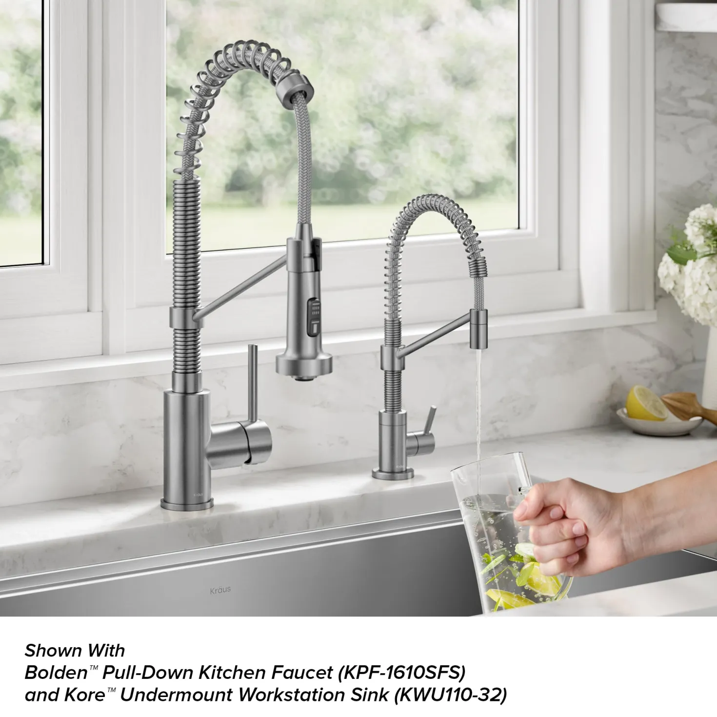 KRAUS Bolden Drinking Water Filter Faucet in Spot-Free Stainless