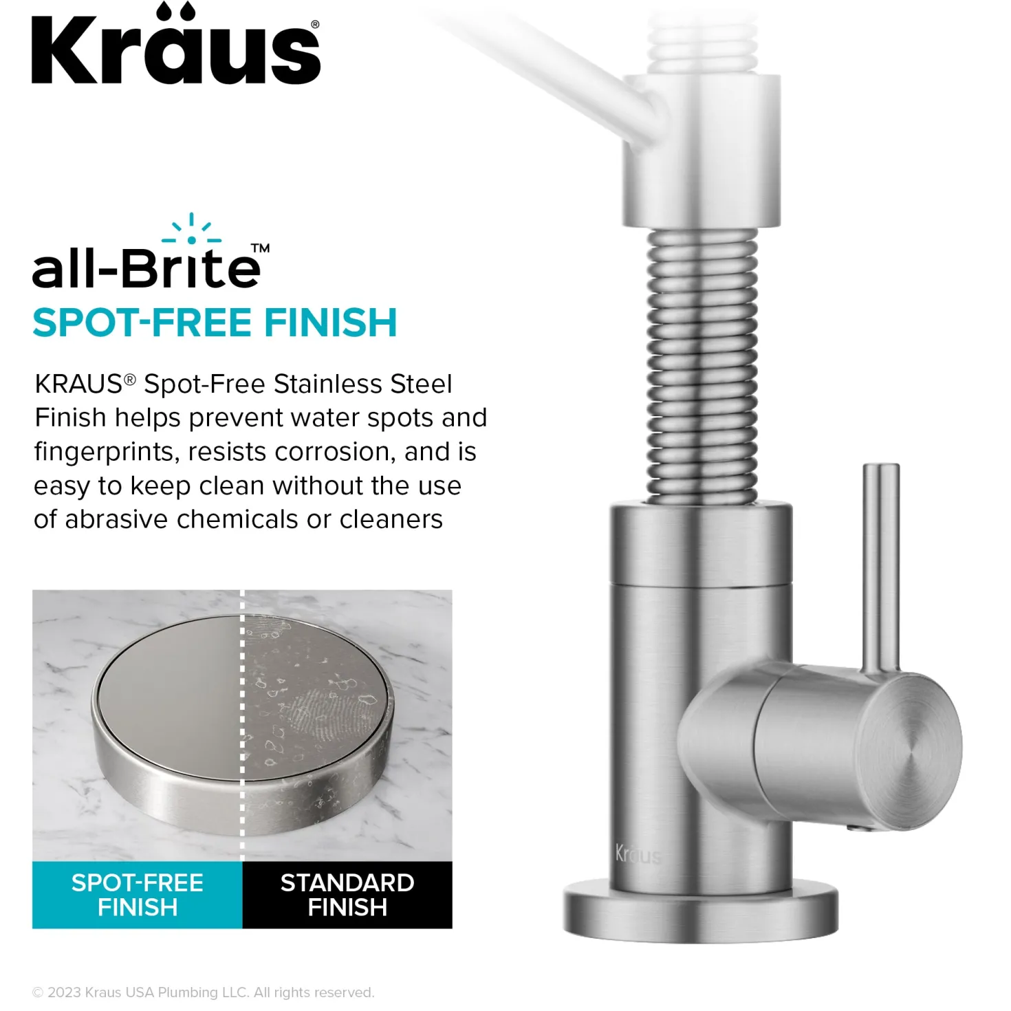 KRAUS Bolden Drinking Water Filter Faucet in Spot-Free Stainless