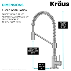 KRAUS Bolden Drinking Water Filter Faucet in Spot-Free Stainless
