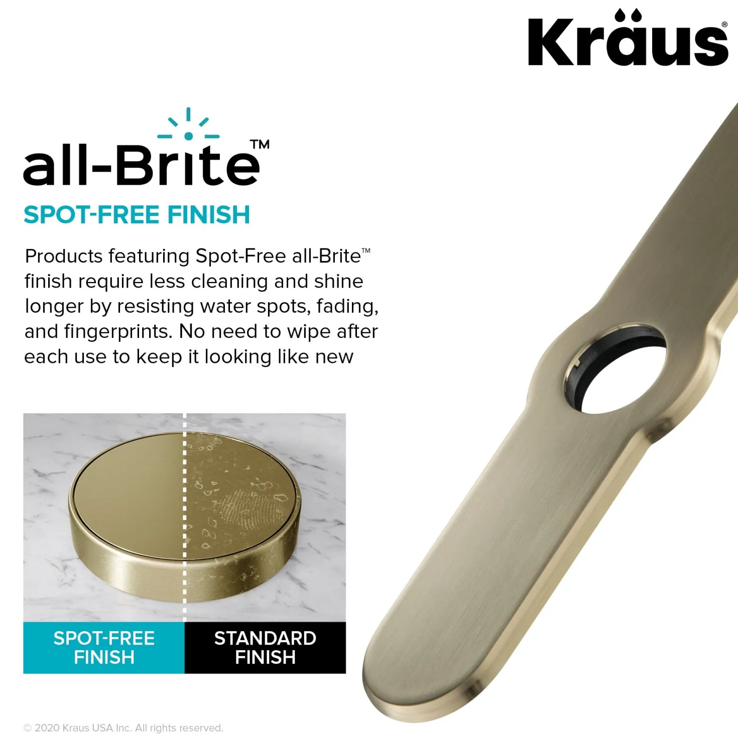 KRAUS Bolden 18-Inch Commercial Kitchen Faucet with Pull-Down Sprayhead in Spot Free Antique Champagne Bronze