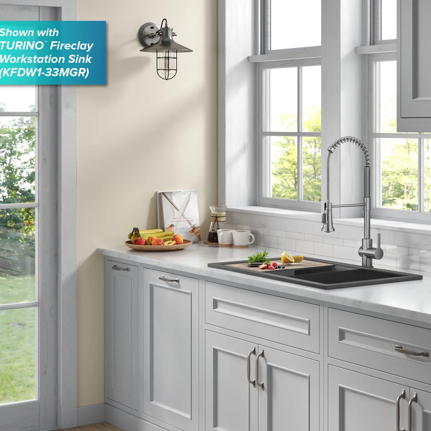 KRAUS Britt Touchless Pull-Down Single Handle Faucet in Spot Free Stainless Steel
