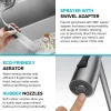 KRAUS Coda Commercial Style Single Handle Pull Down Kitchen Faucet in Spot-Free Stainless Steel