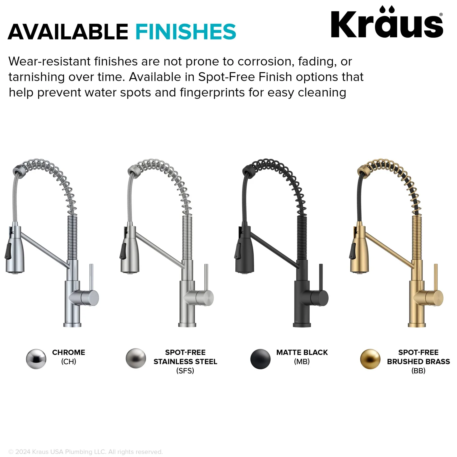 KRAUS Coda Commercial StyleSingle Handle Pull Down Kitchen Faucet in Chrome