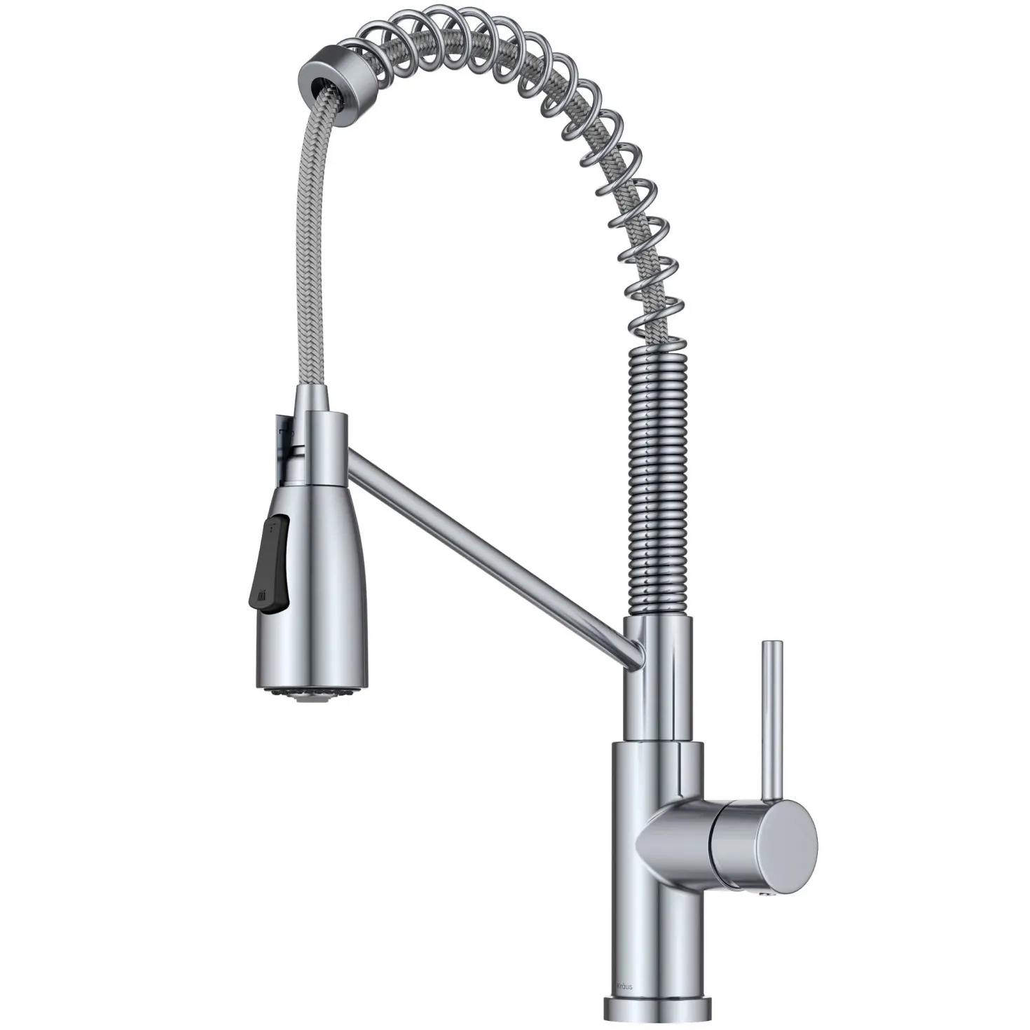 KRAUS Coda Commercial StyleSingle Handle Pull Down Kitchen Faucet in Chrome