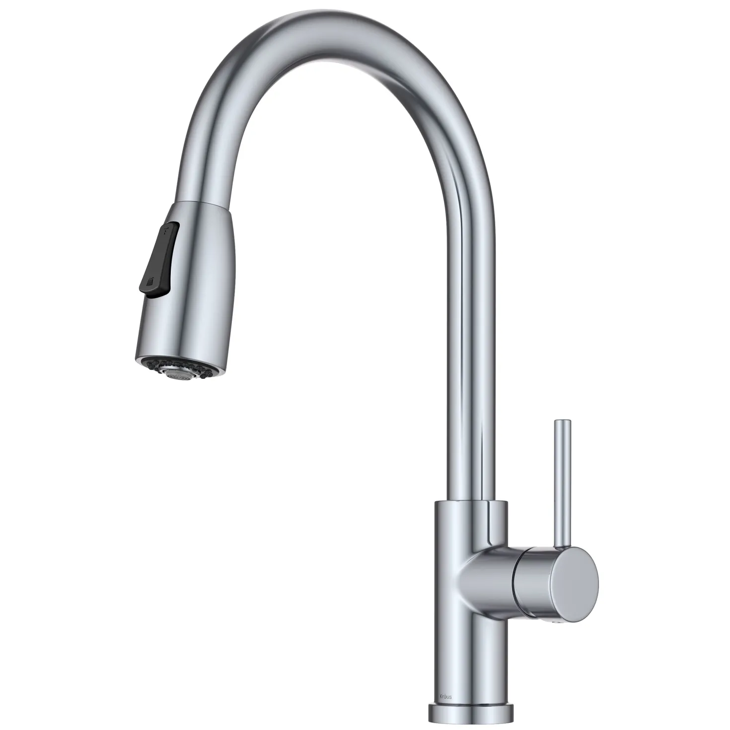 KRAUS Coda Single Handle Pull Down Kitchen Faucet in Chrome